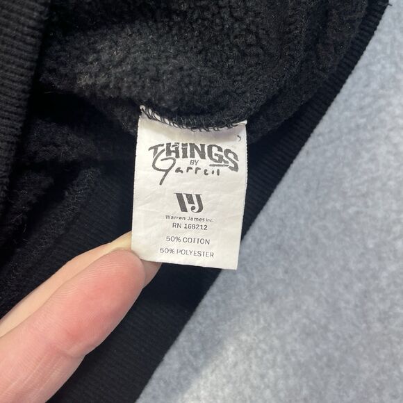 Things By Garrett Crewneck Sweatshirt Men’s Large Black Pullover - Picture 5 of 12